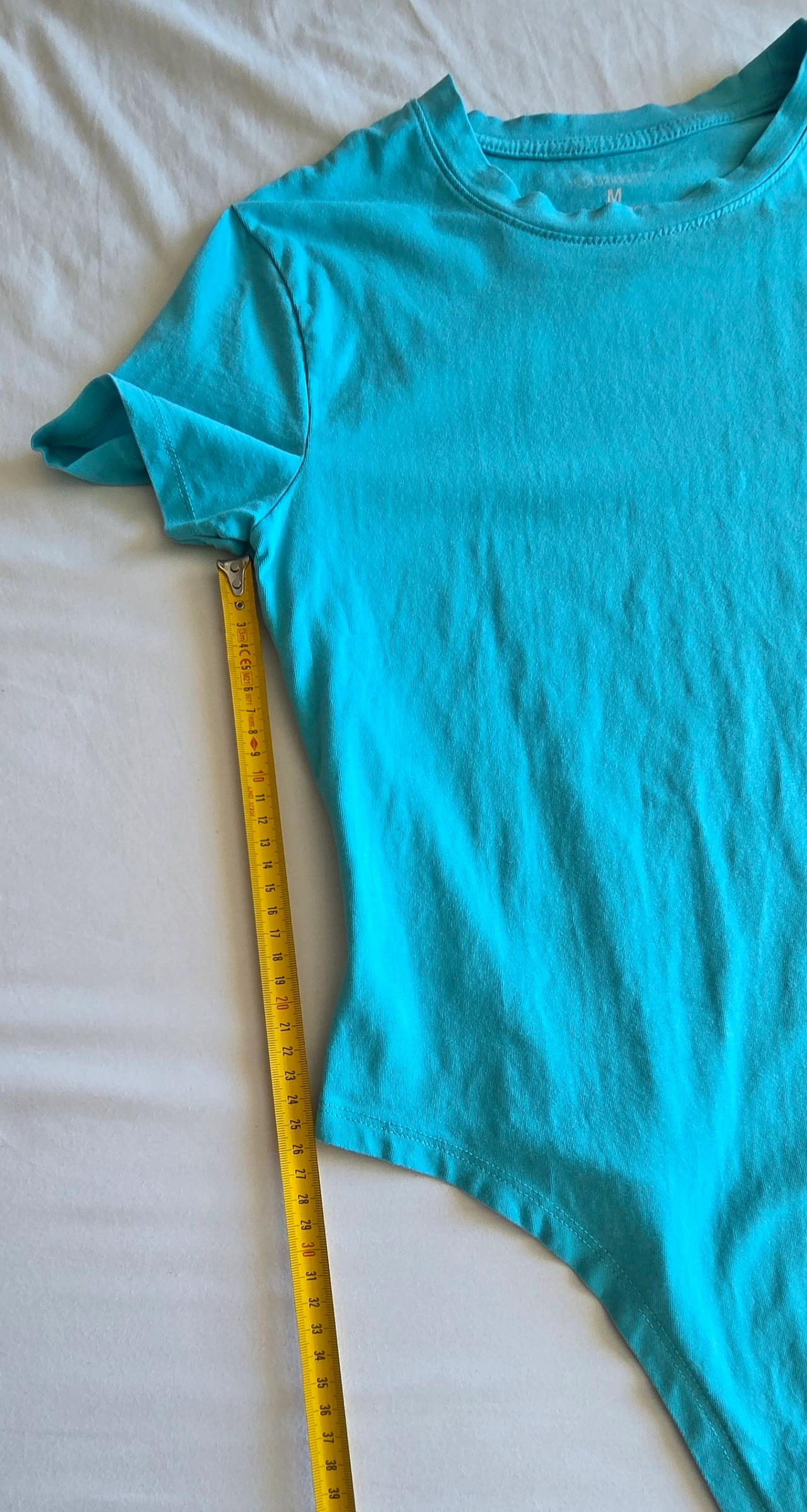 Camiseta corta turquesa M 40 42 Primark de manga corta y elástica – photo 11
